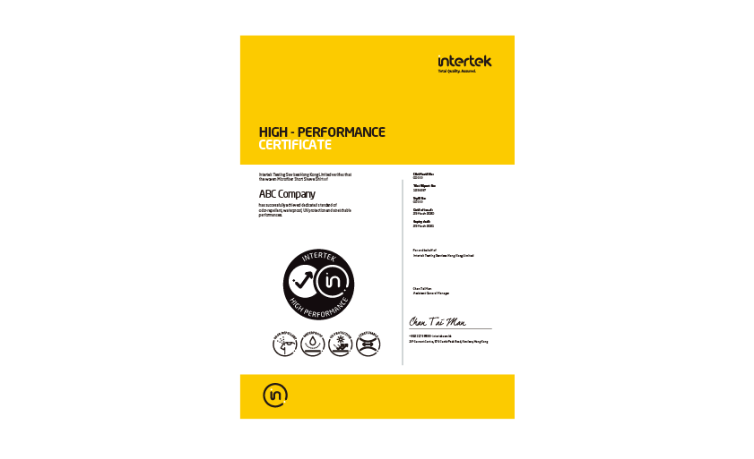 Certyfikat High-Performance Mark