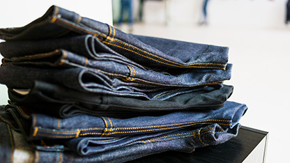 Assortment of new jeans